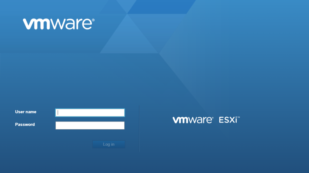 ESXi Sunucu Görseli